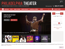 Tablet Screenshot of philadelphia-theater.com